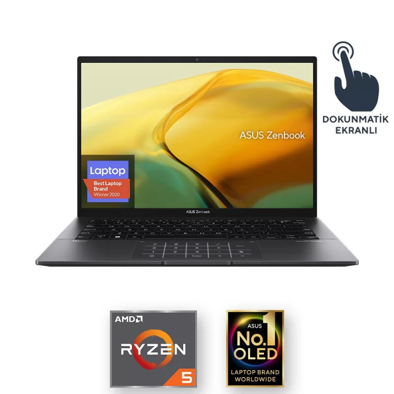 Asus Zenbook 14 OLED DOKUNMATİK Amd Ryzen 5 5625U 16GB 512GB SSD Windows 11